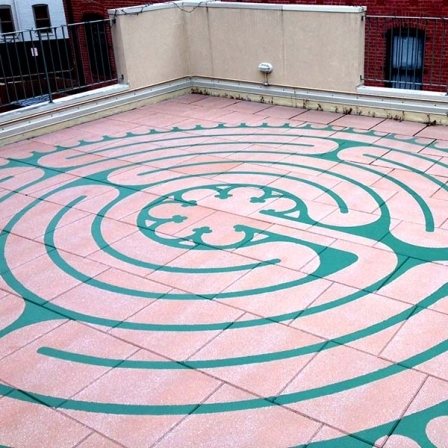 healing labyrinth at Smith Center for healing and the arts