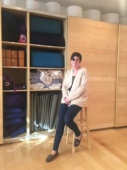 Mary Billington in the program room