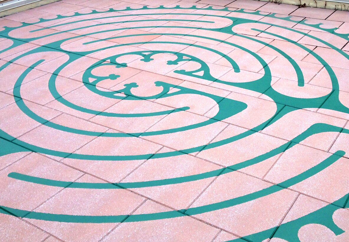 healing labyrinth at Smith Center for healing and the arts