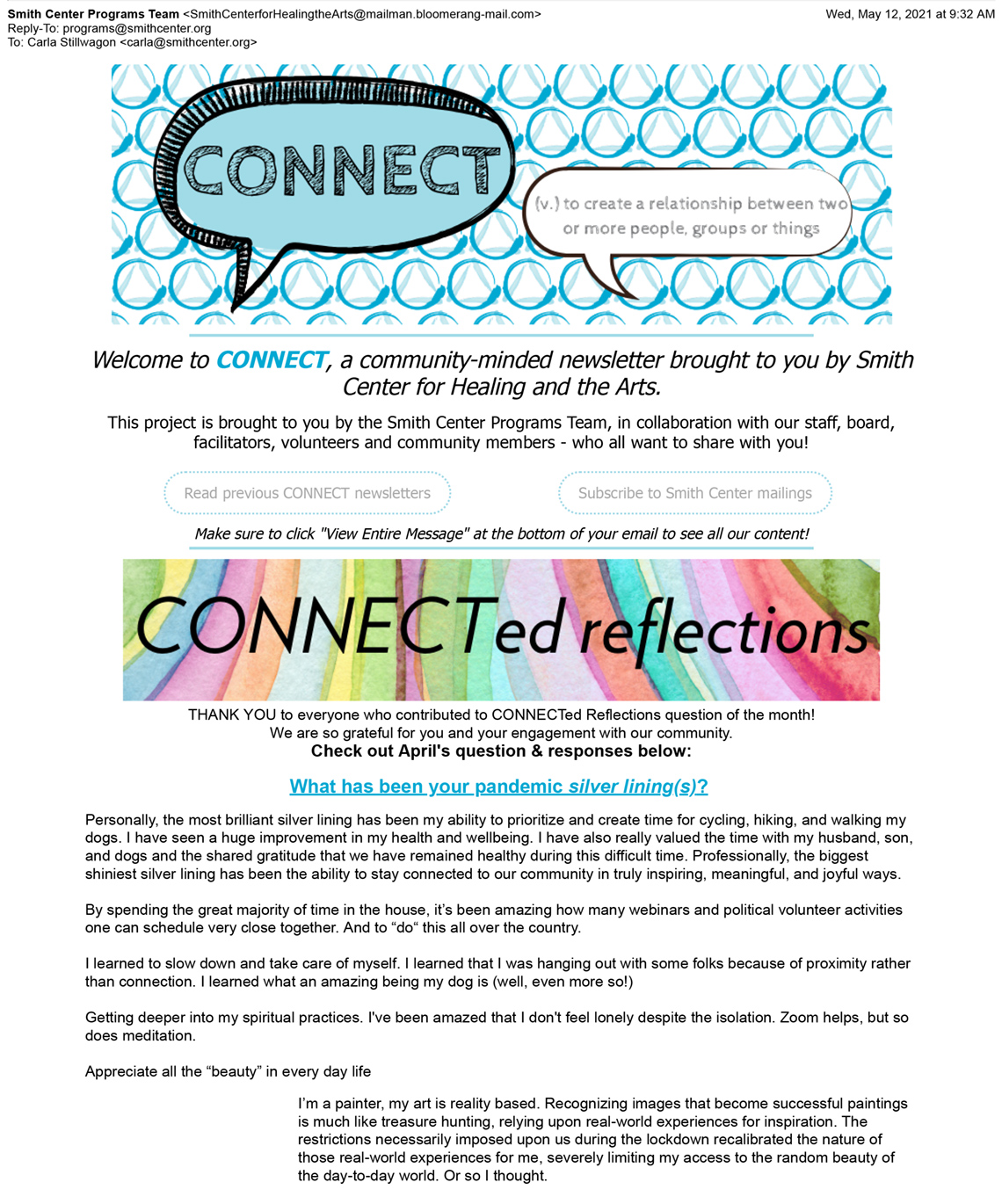 Connections May Newsletter