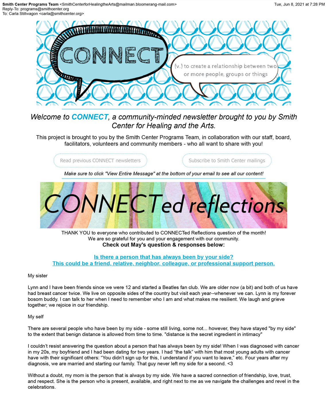 Connection Newsletter Jun 8, 2021