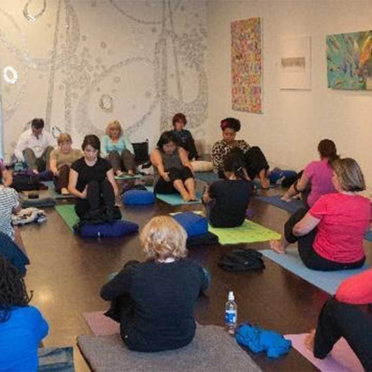 Gentle Yoga in the Gallery