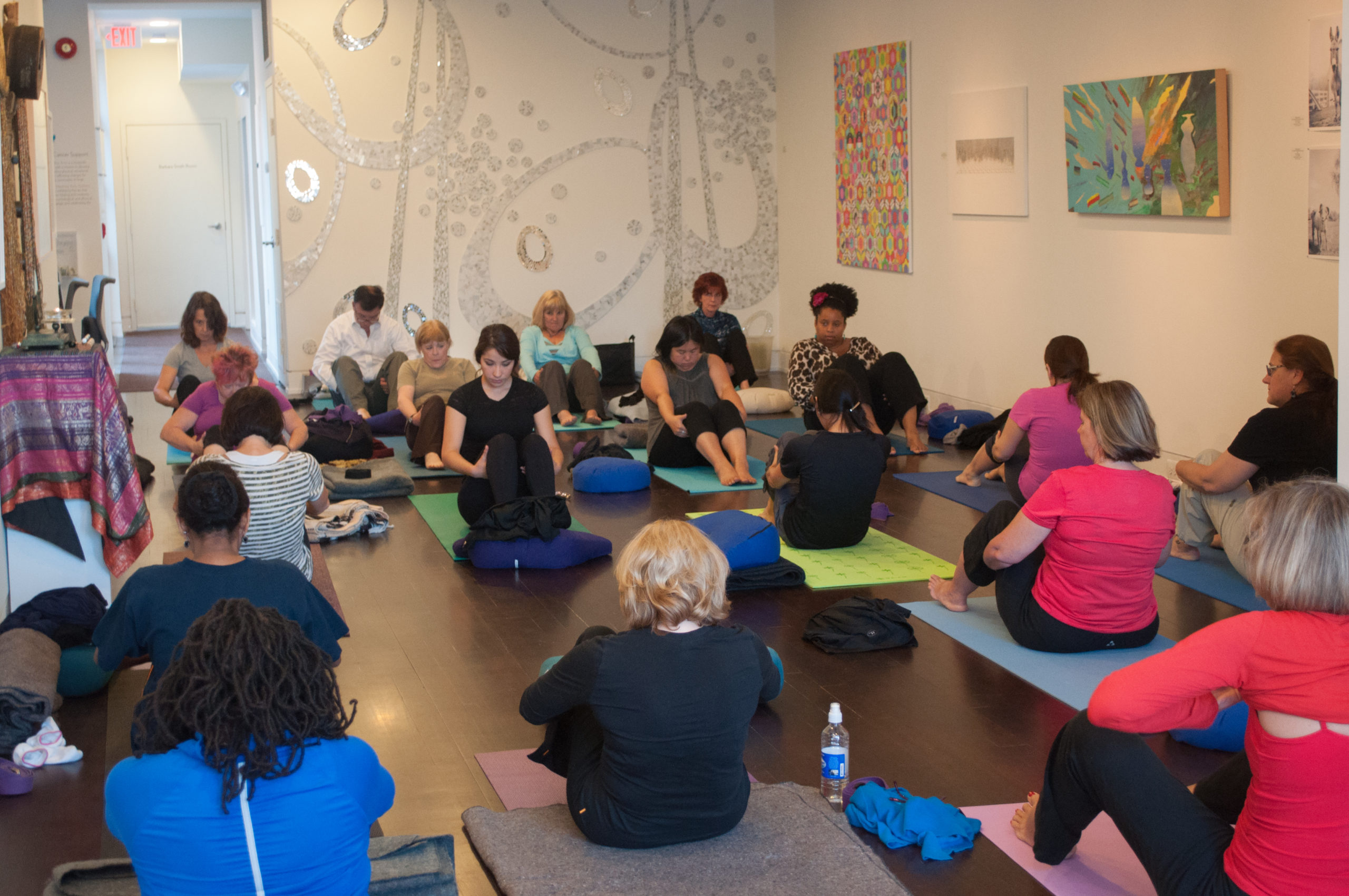 Gentle Yoga in the Gallery