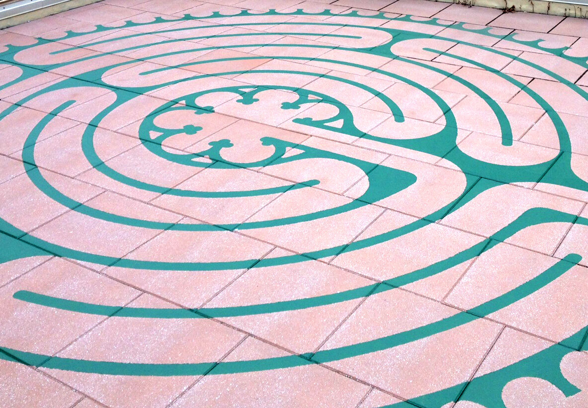healing labyrinth at Smith Center for healing and the arts